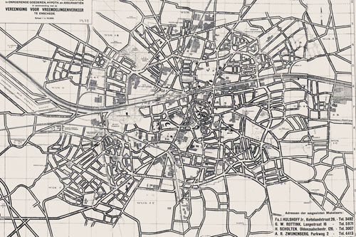 Enschede map 1937